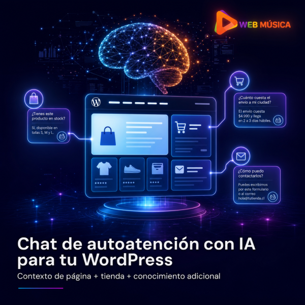Asistente IA para tu sitio — Atención que vende, 24/7 (Wordpress)